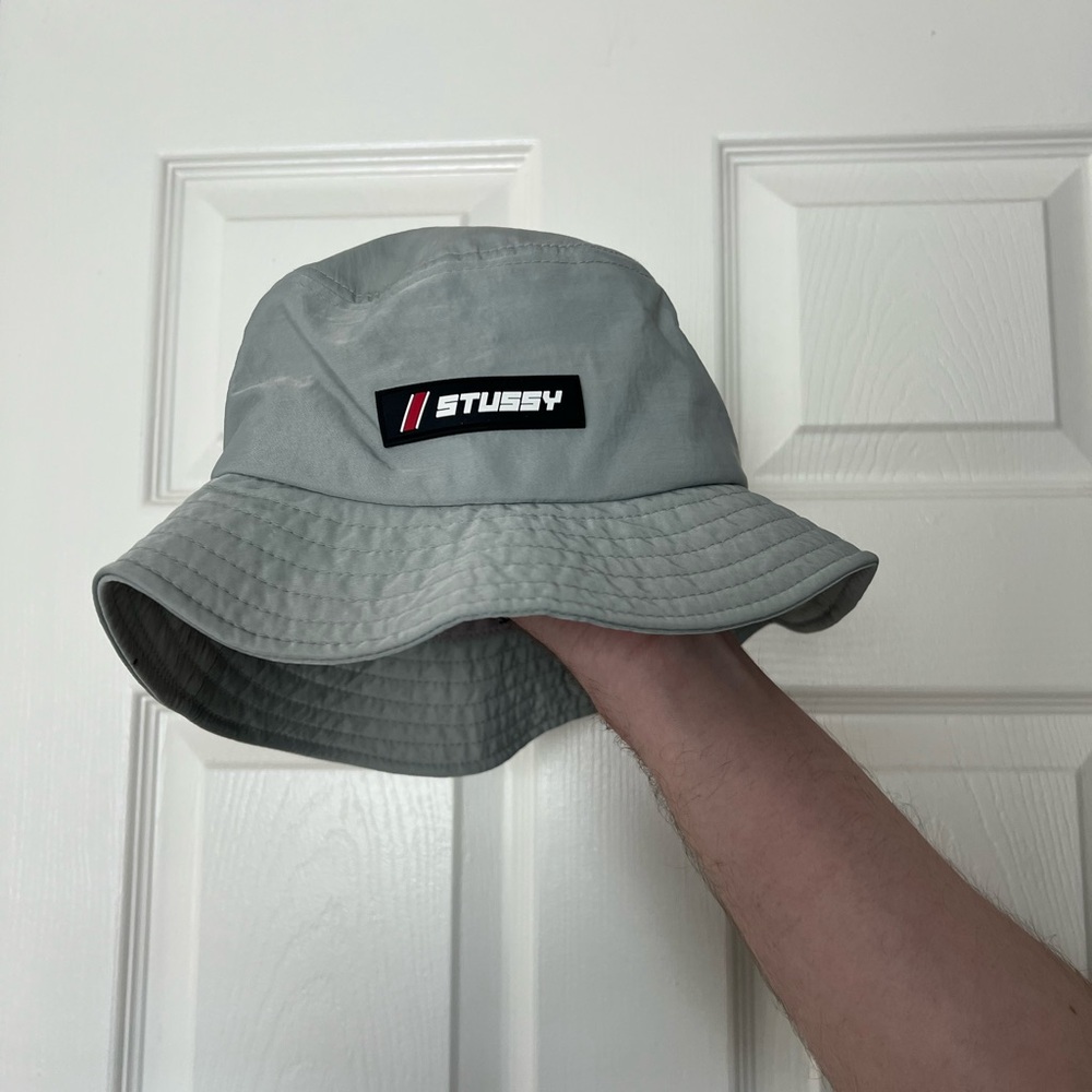 Stussy Charcoal Bucket Hat - Picture 2 of 3